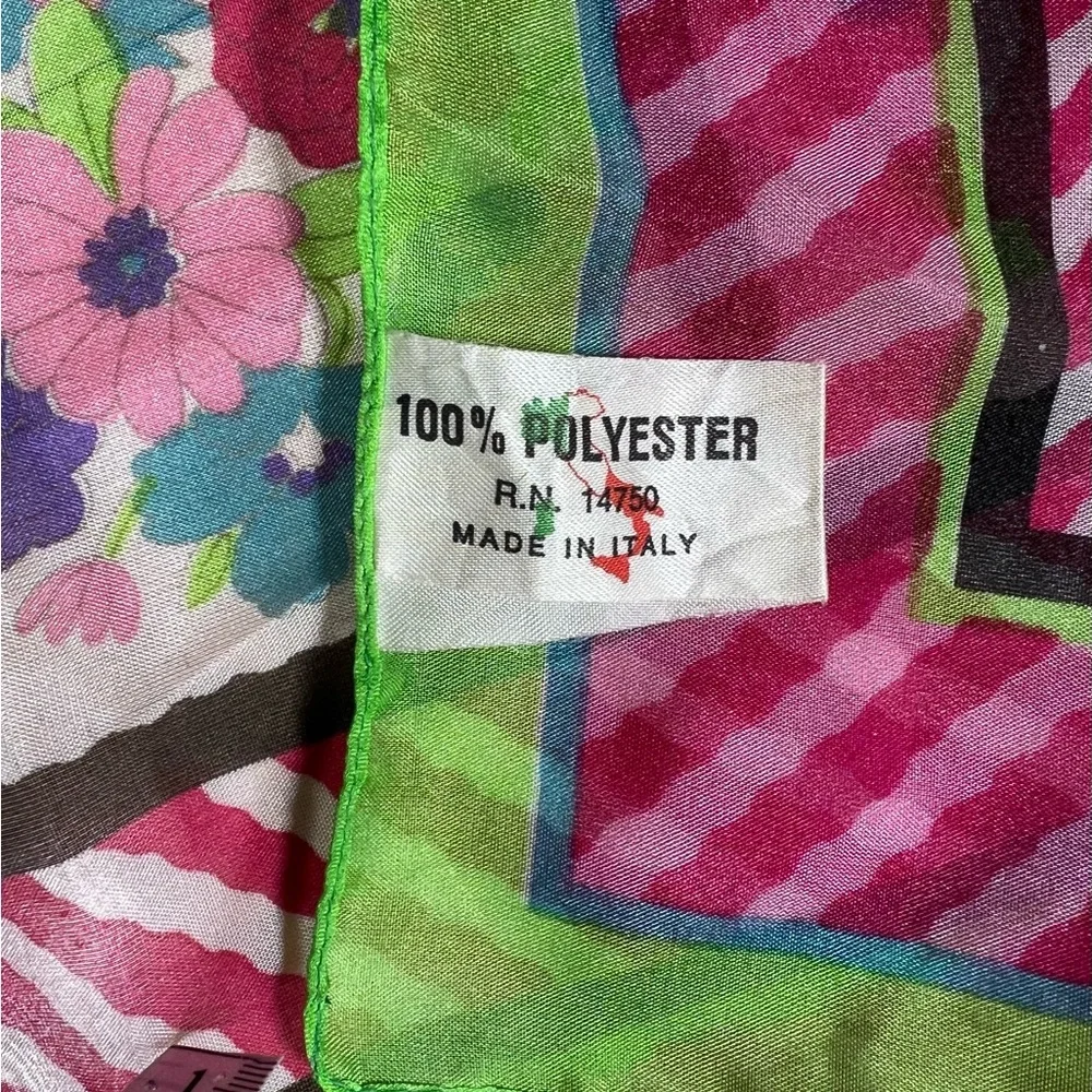 Vintage‎ Floral, Italian Scarf